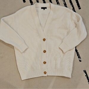 Quince Cotton Cardigan Sweater